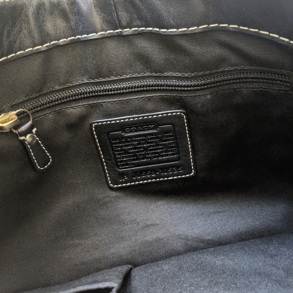 Coach Black Logo Shoulder Bag - Picture 5 of 8